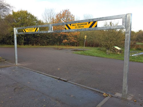 Height restriction barrier