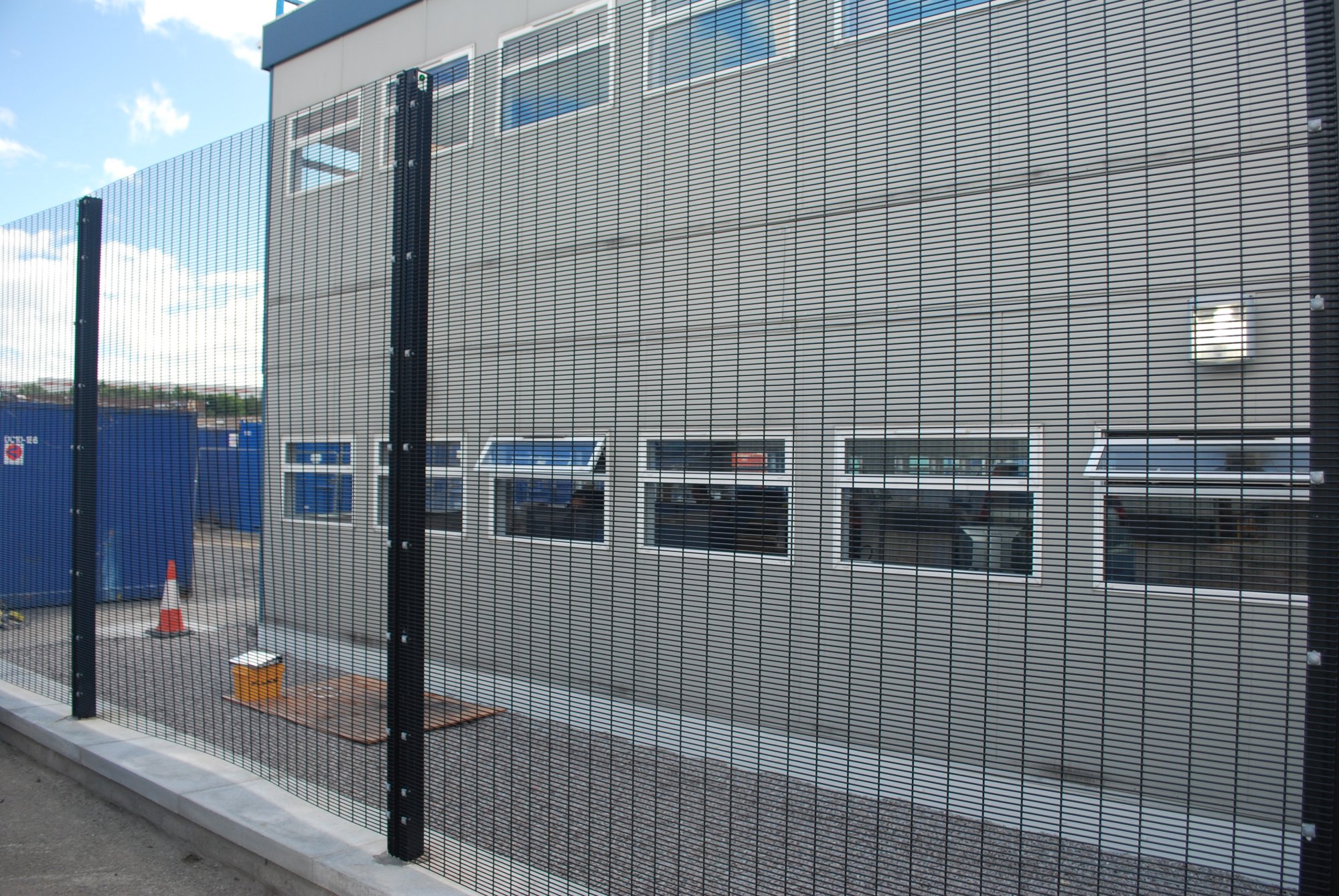 3000mm high 358 fencing in accordance with LPS1175 SR1.