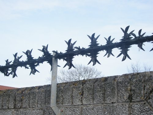 Raptor rotating barrier.