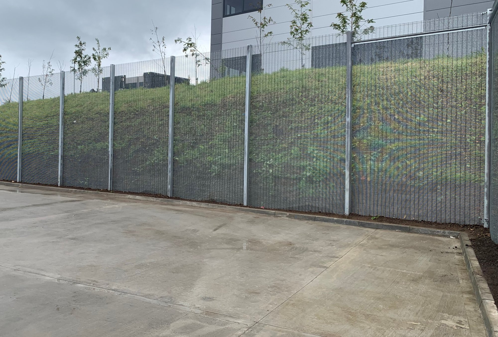 4000mm high 358 'prison mesh' fence.